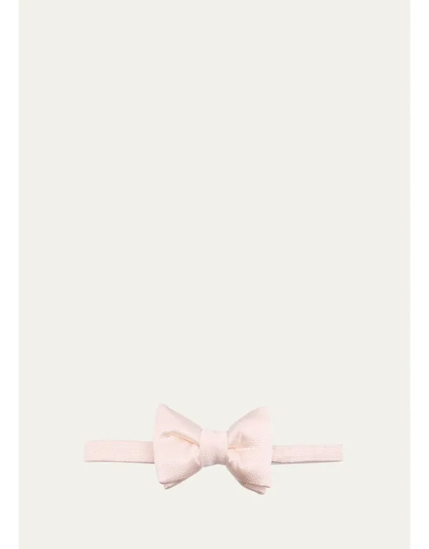 Silk-cotton Pre-tied Bow Tie