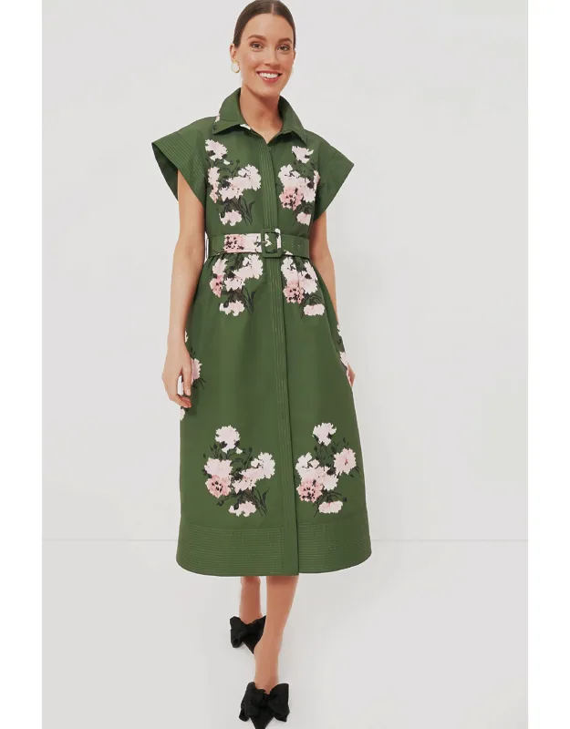 Pressed Powder Floral Chloe Dress