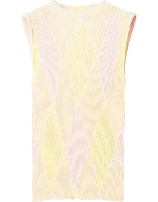 Argyle Top