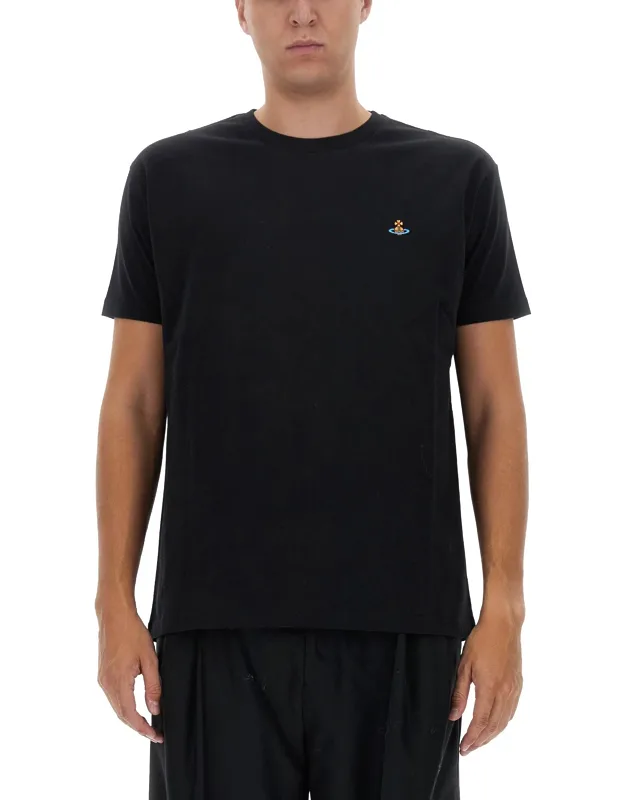 T-shirt With Orb Embroidery