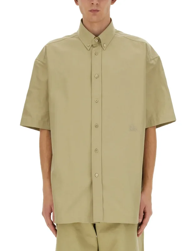 Burberry Cotton Shirt Made In Italy