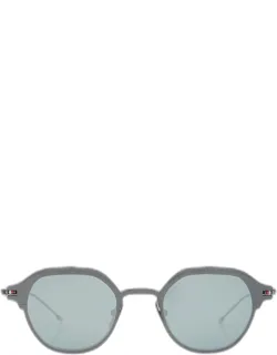 Titanium Round Clip-on Sunglasses