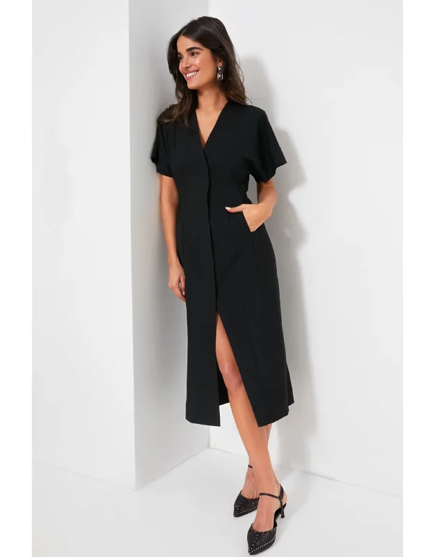 Drapey Melange Midi Dress