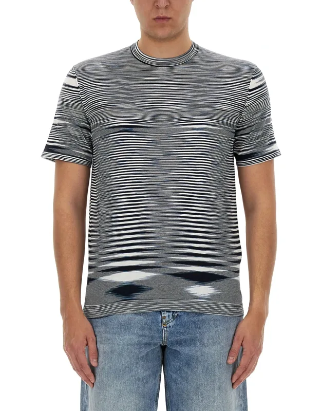 Cotton T-shirt Made In Italy Wears Size 48