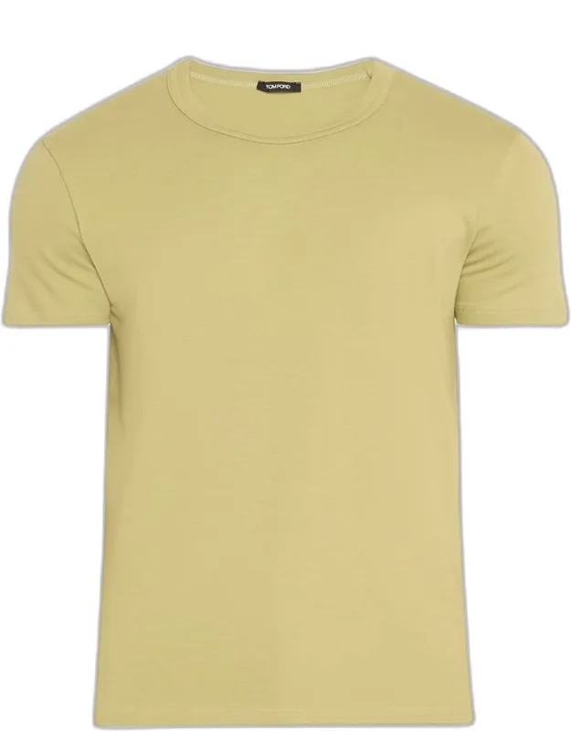 Solid Stretch Jersey T-shirt