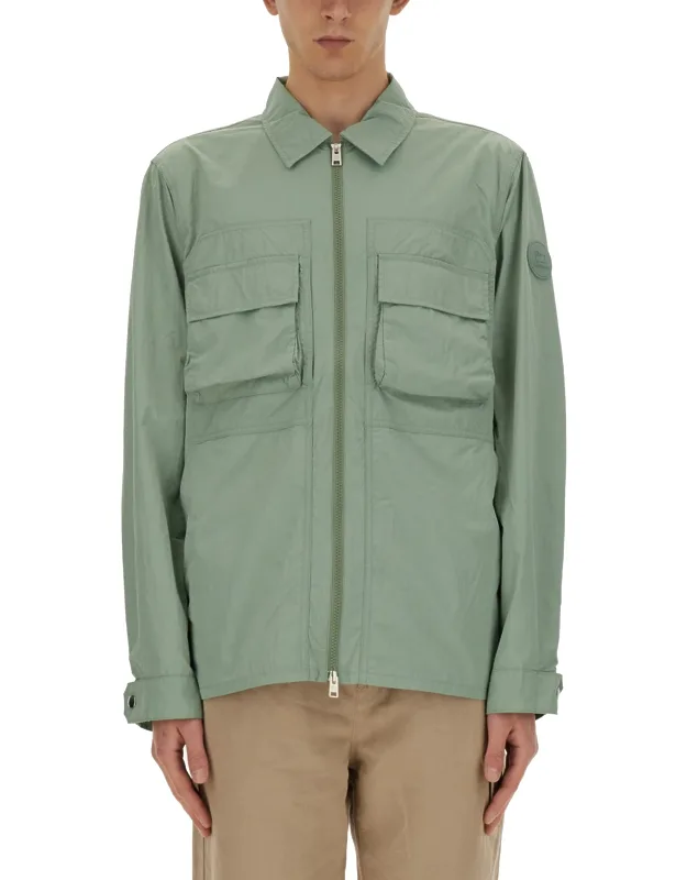 Nylon Shirt, Model Is 185 Cm Tall