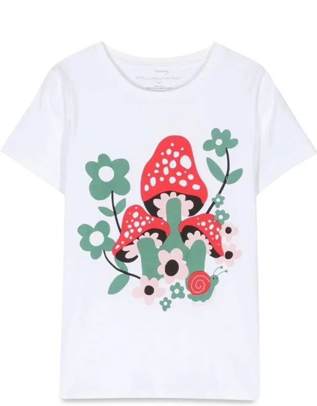 Mushroom And Flower T-shirt
