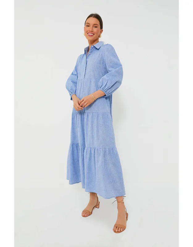 Chambray Maxi Dress
