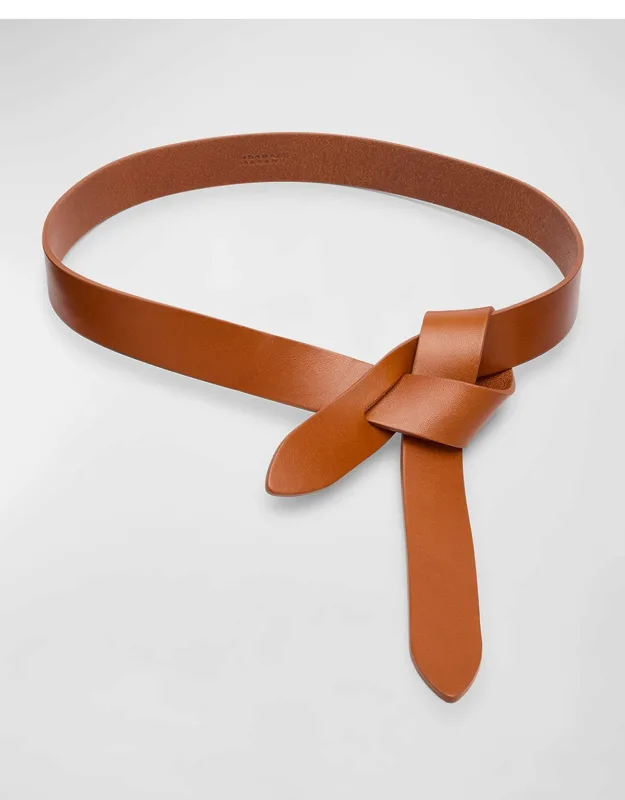 Leather Pull-through Belt