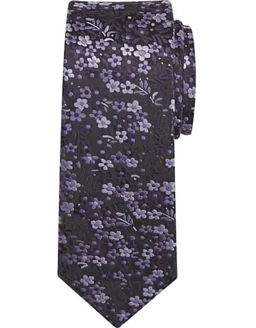 Narrow Petite Floral Tie