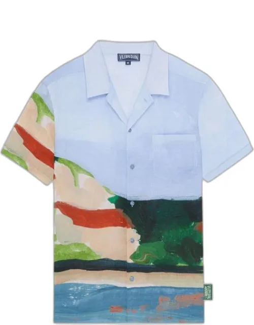 Linen Bowling Shirt 360 Landscape