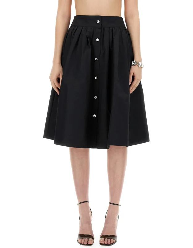Poplin Skirt Made In Italy