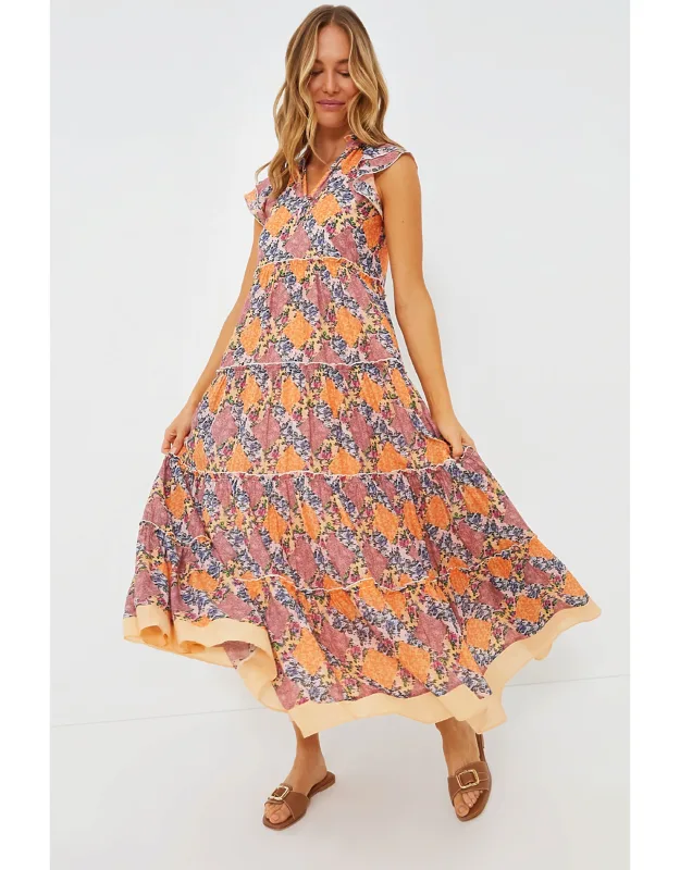 Peach Sunset Dress