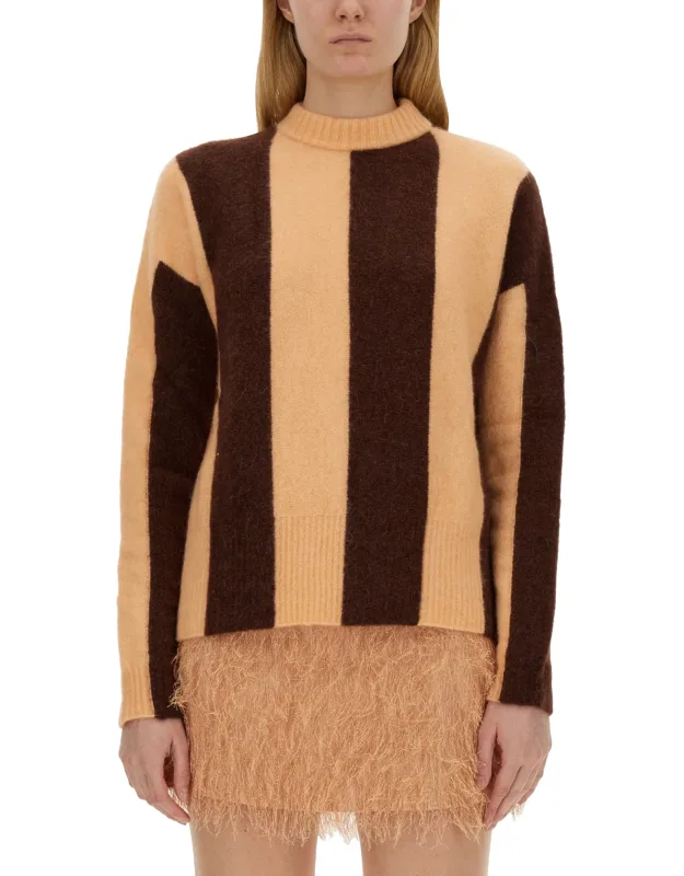 Maxi Row Sweater Regular Fit Made In Italy