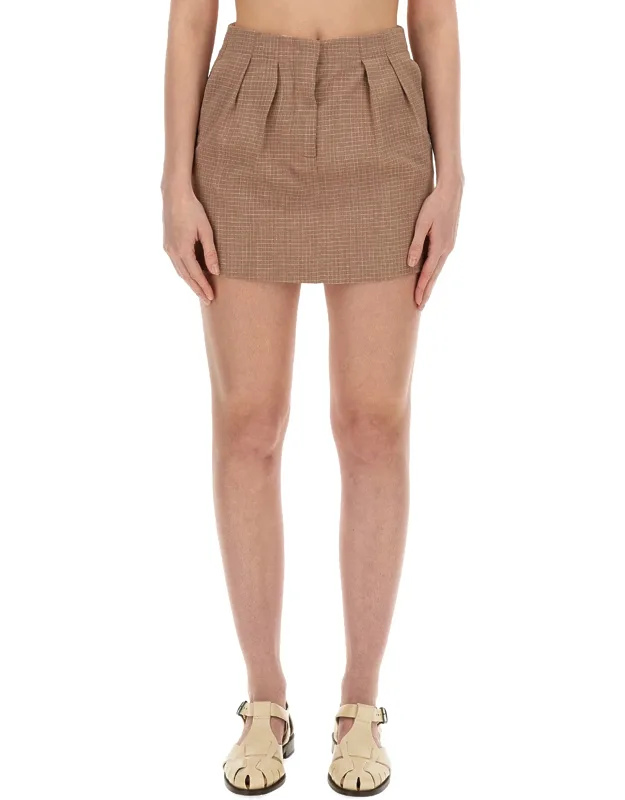 Mini Skirt Regular Fit Made In Italy