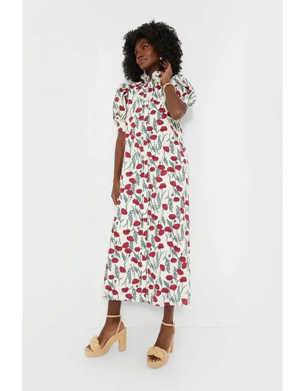 Amaryllis Floral Louisa Maxi Dress