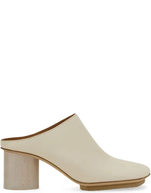 Leather Mules.