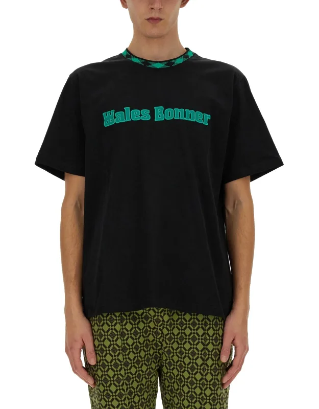 Wales Bonner Cotton T-shirt Regular Fit Made In Portugal