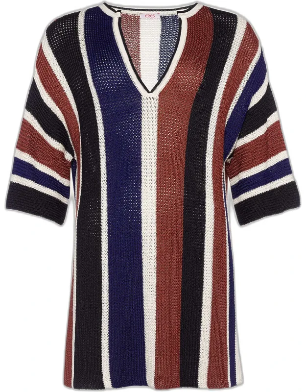 Diego Striped Knit Mini Dress