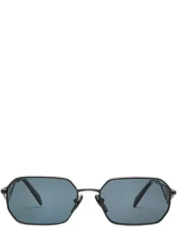 Polarized Steel Rectangle Sunglasses