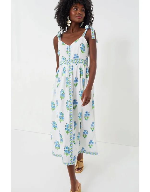 Cyan Magnolia Maree Dress