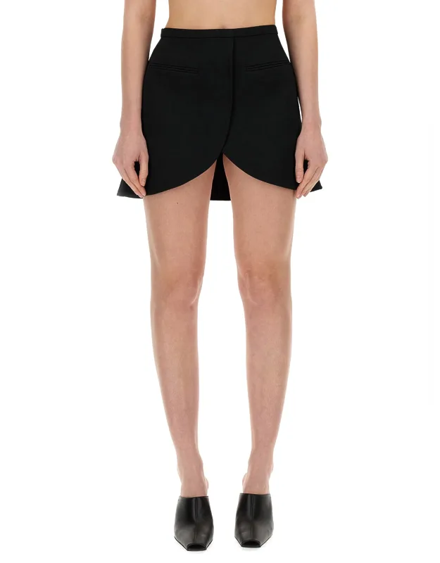 Ellipse Mini Skirt Made In Serbia, Model Is 180 Cm Tall