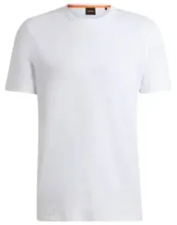 Slub-cotton T-shirt With Logo Detail