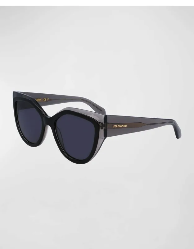 Classic Logo Acetate Cat-eye Sunglass
