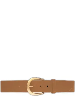 Leather & Brass Belt