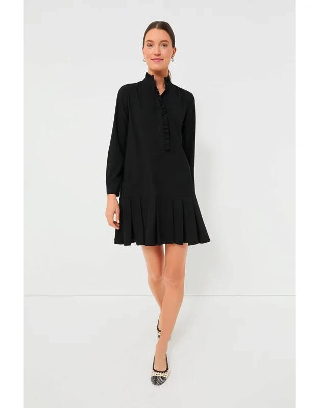 Black Crepe Tate Charming Update Dress