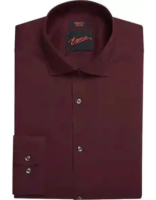 Skinny Fit Solid Dress Shirt