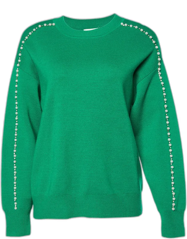 Embellished Knit Sweater