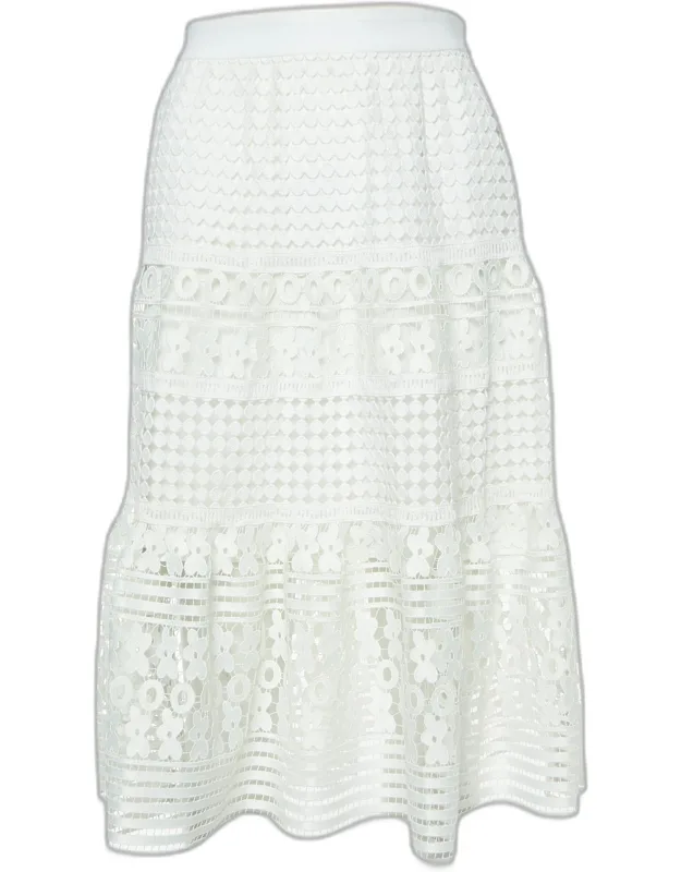 Lace Knee-length Skirt