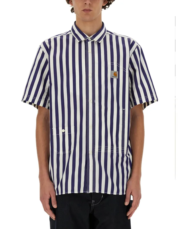 Carhartt Wip Shirt Made In Japan, Model Is 185 Cm Tall, Size M