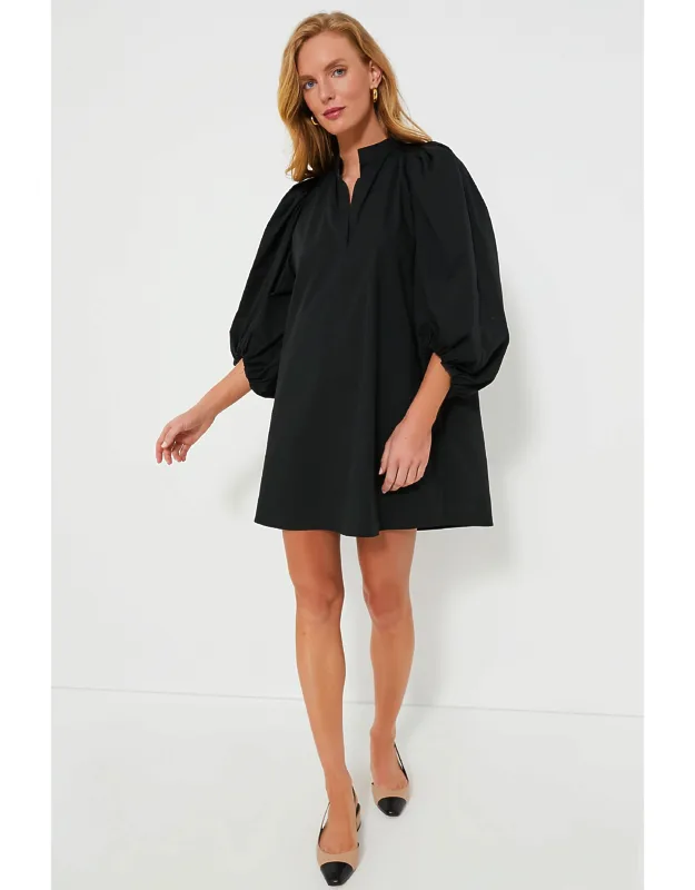 Astrid Dress With Puff Sleeves