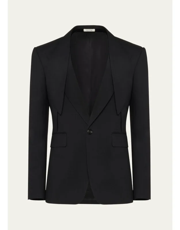 Lapel-collar Sport Coat