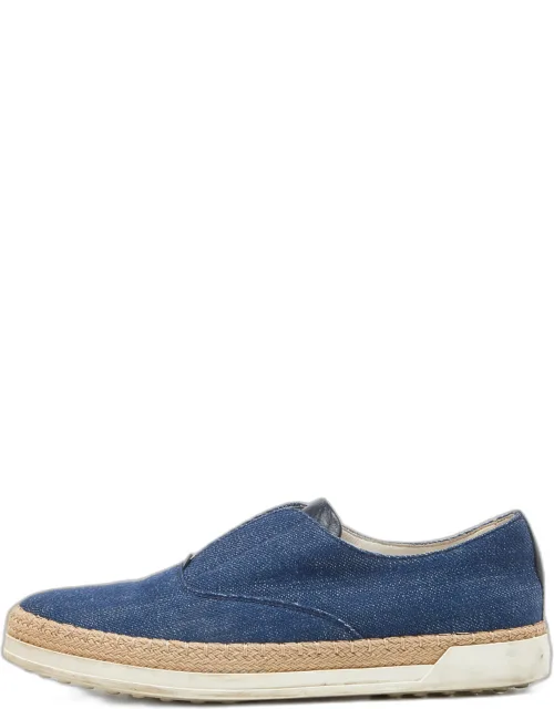 Denim Espadrille Sneakers