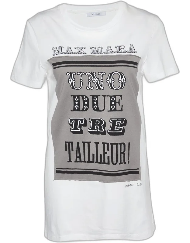 Logo Print Cotton Crew Neck T-shirt