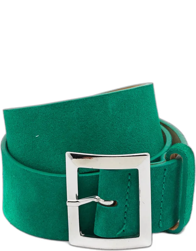 Suede Buckle Belt