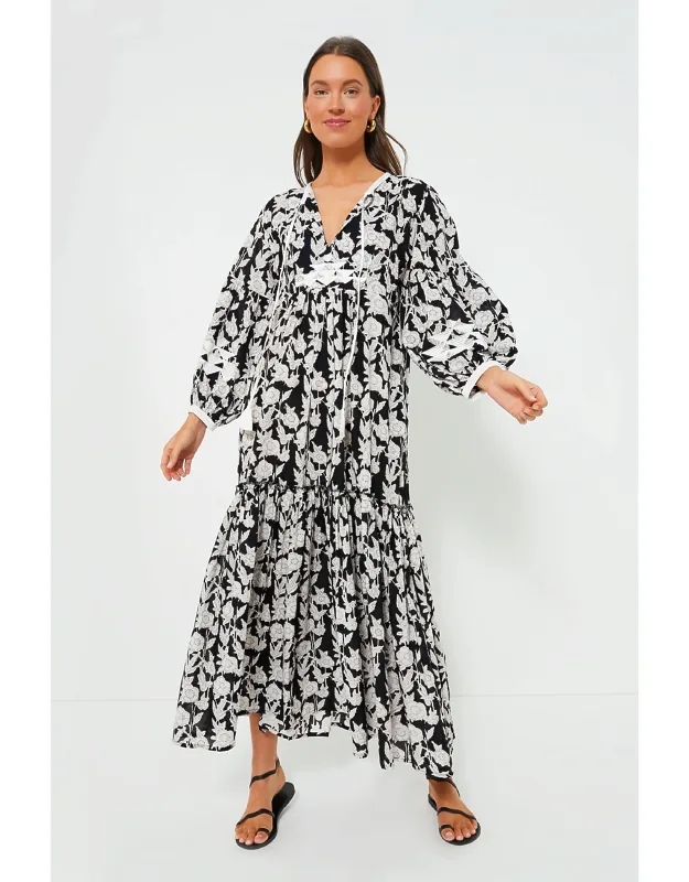 Bengal Black Maxi Dress