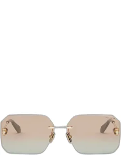Serpenti Rectangle Sunglasses With Gradient Lenses And Adjustable Nose Pads
