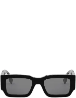 Rectangle Acetate Sunglasses