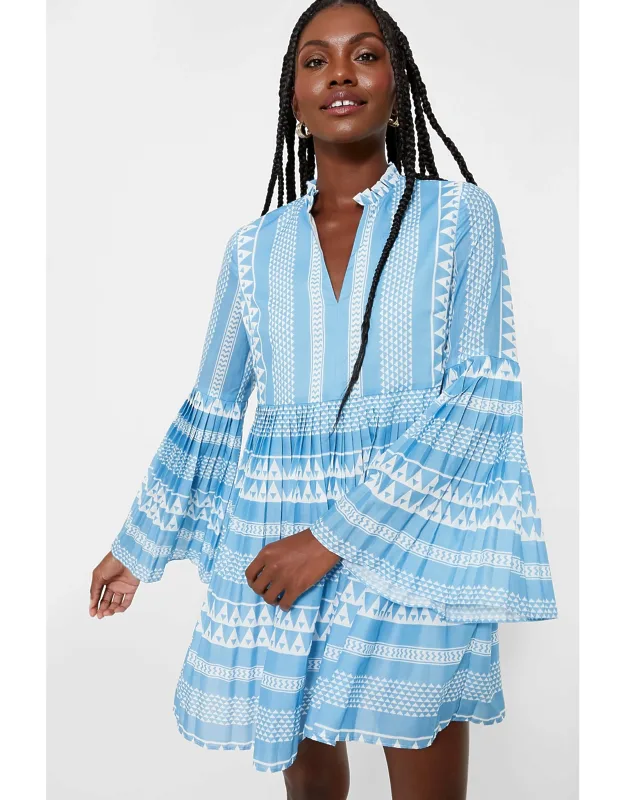 Bell Sleeved Mini Dress