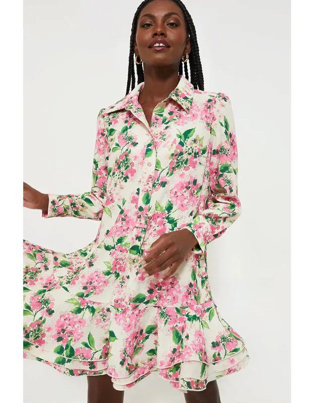 Gossamer Pink Hydrangea Callahan Dress