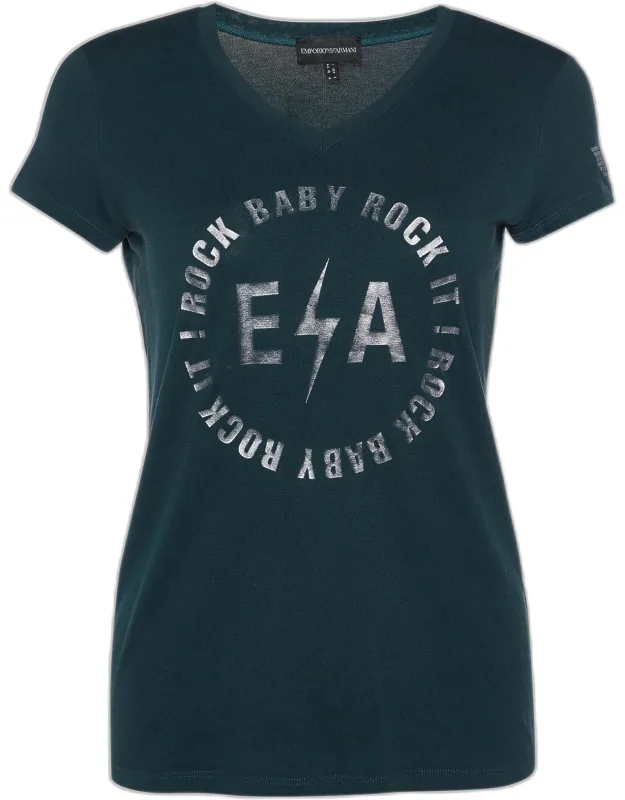 Logo Print Cotton Crew Neck T-shirt