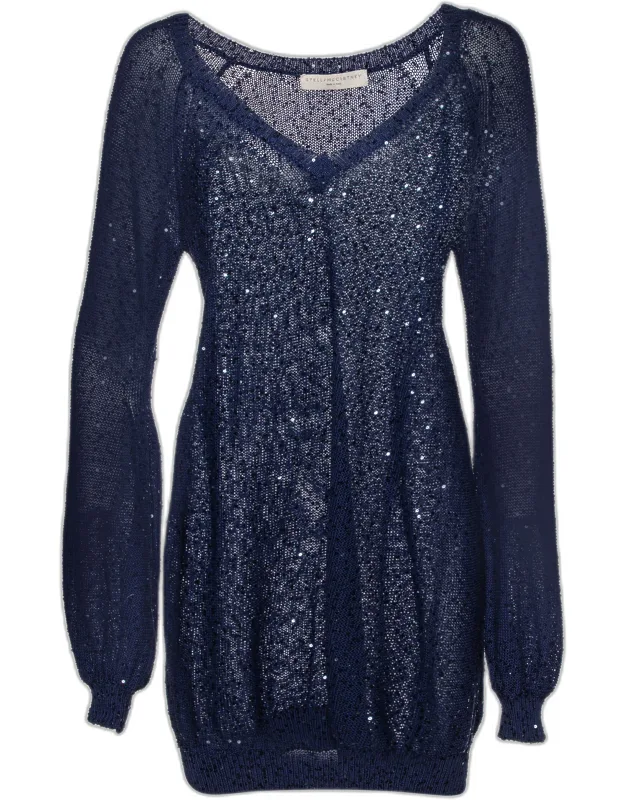 Sequined Cotton Knit Jumper