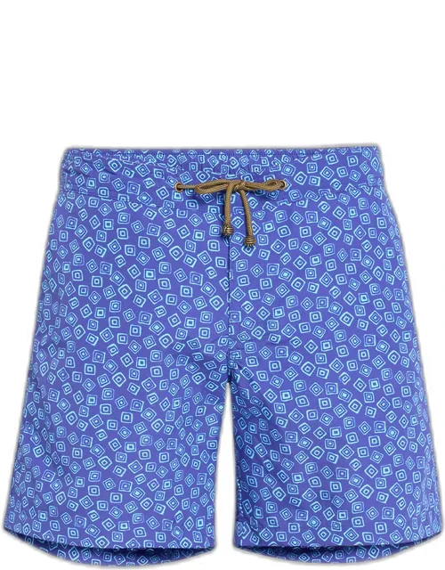 Floating Squares Swim Shorts