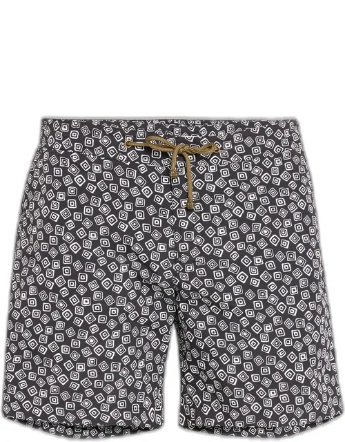 Floating Squares Swim Shorts