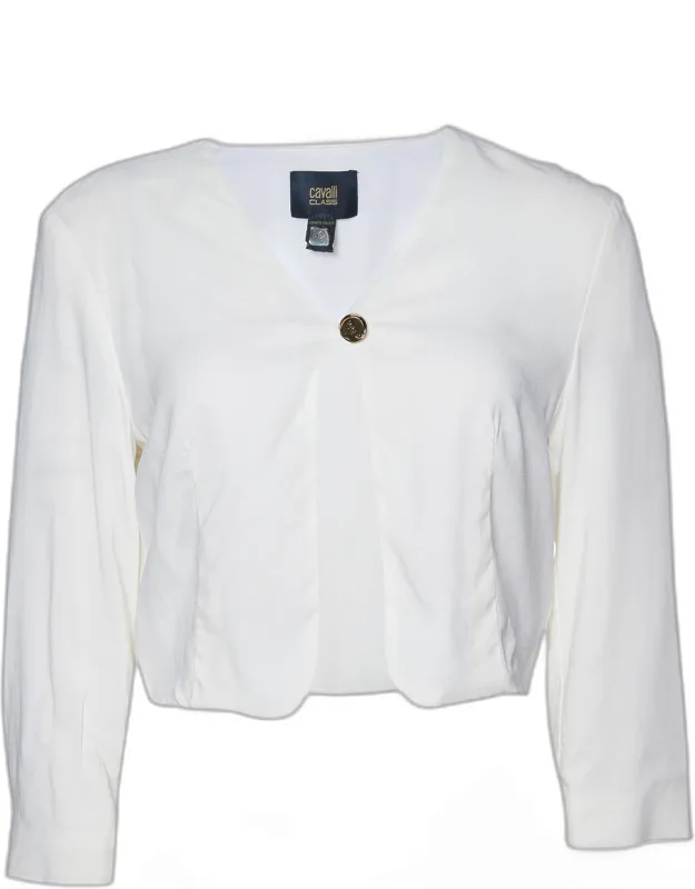 Crepe Crop Cardigan
