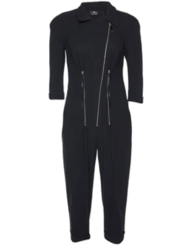 Crepe Zip Detail Jumpsuit